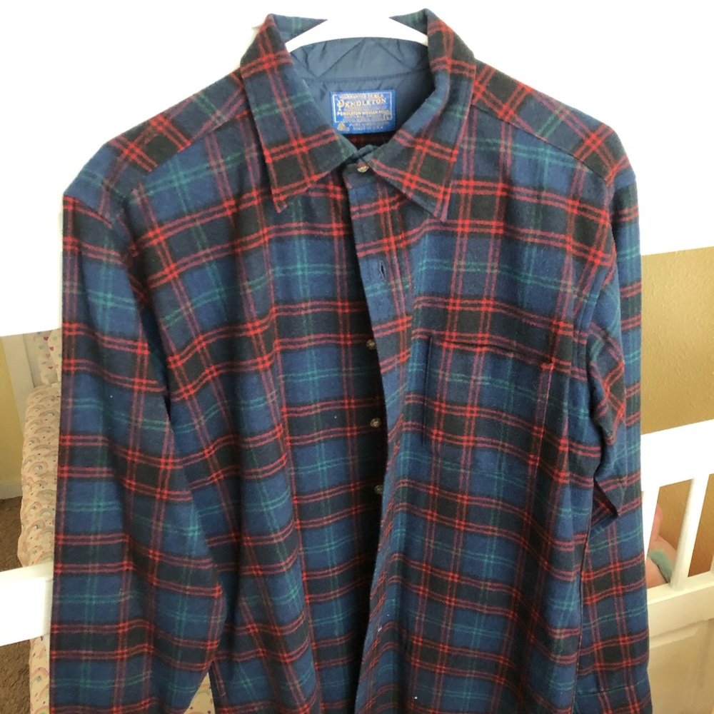 Men’s Pendleton Thick Plaid Shirt